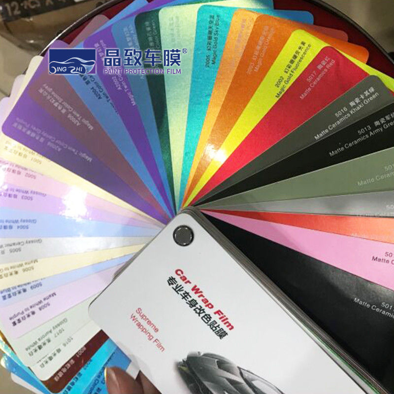 OEM 다색 비닐 차 포장 표본 책 실제적인 경량