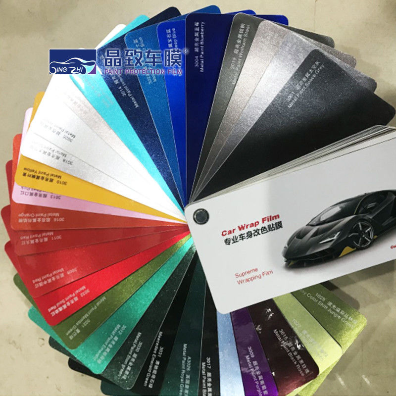 OEM 다색 비닐 차 포장 표본 책 실제적인 경량