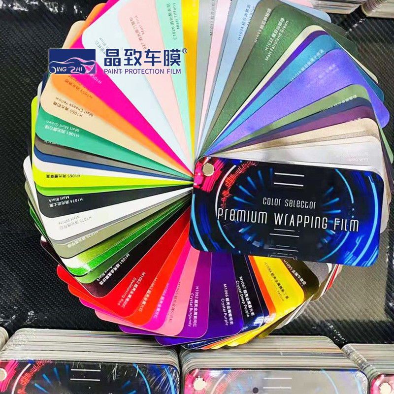 OEM 다색 비닐 차 포장 표본 책 실제적인 경량